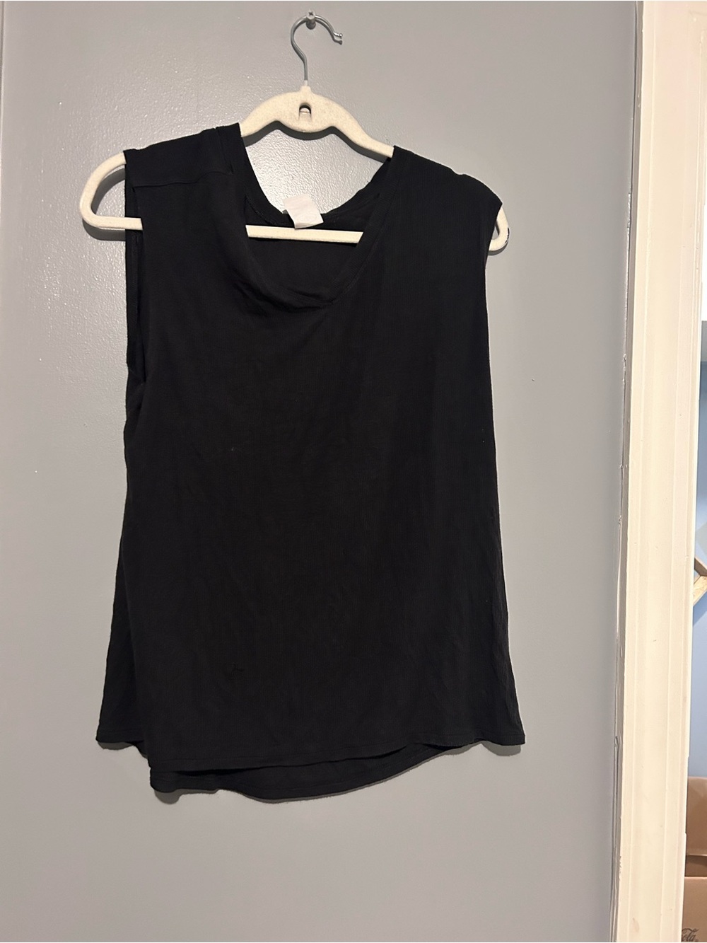 Athletic Works Black Sleeveless Tank Top